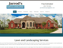 Tablet Screenshot of jarrods-lawn-landscape.com